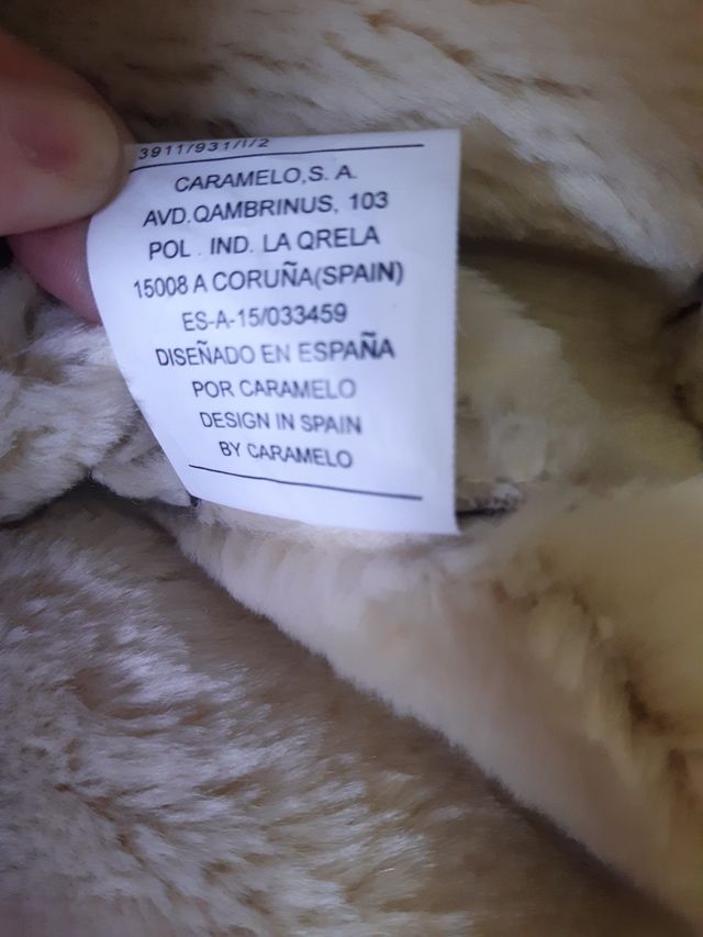 Abrigo Caramelo Mujer Marrón Invierno