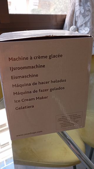 Máquina de helados nueva