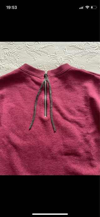 Sudadera Coach Morada con Estampado