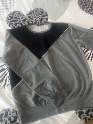 Maglia ragazzo grigia e nera