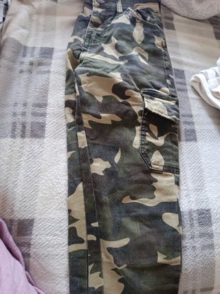 Pantalón militar camuflaje talla S