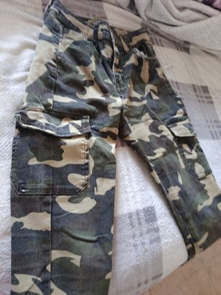 Pantalón militar camuflaje talla S