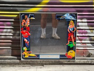 Espejo Retro Cartel Arcade SEGA