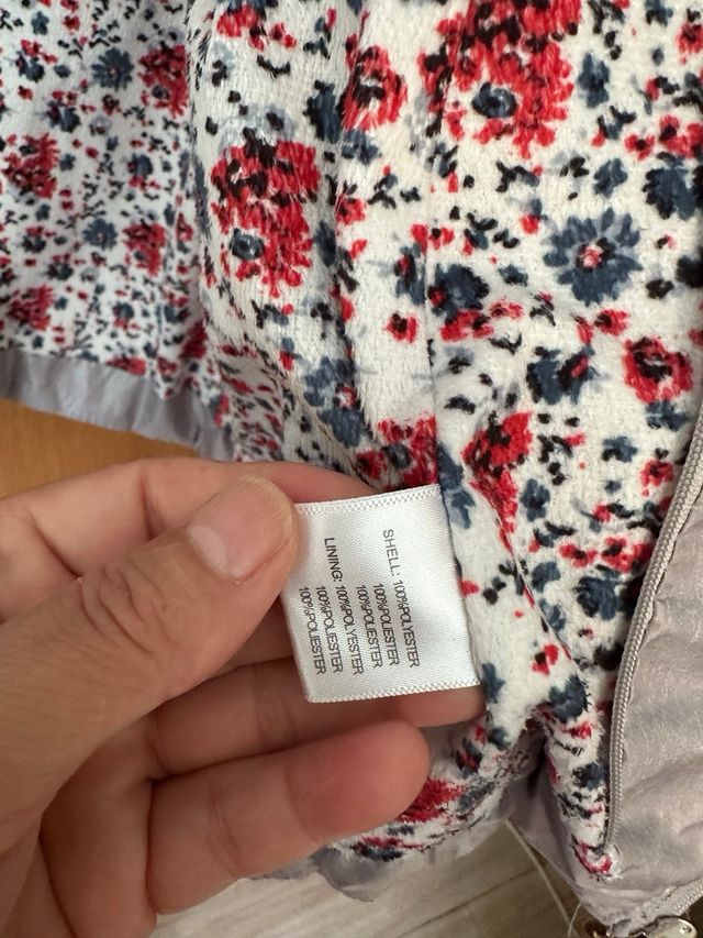 Anorak plateado mujer