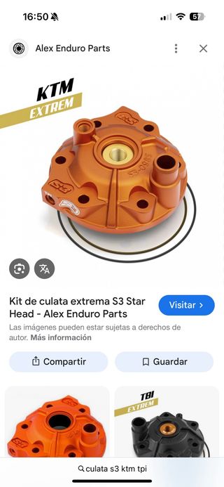Culata S3 Extrema KTM 300 TPI