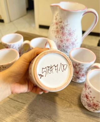 Servizio ceramica artigianale siciliana La Giara