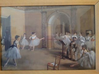 Cuadro El foyer de la danza Degas enmarcado