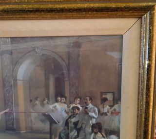 Cuadro El foyer de la danza Degas enmarcado