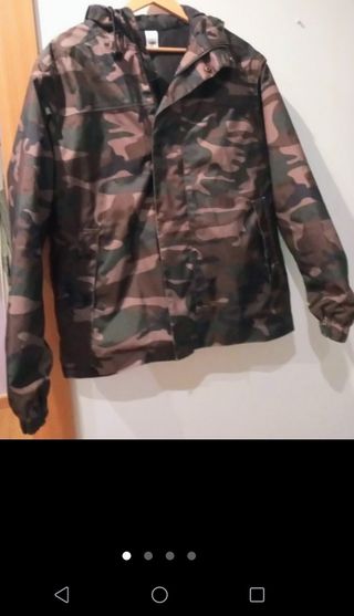 Chaqueta militar caza Camuflaje Talla S