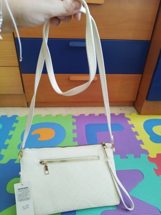 Bolso de mano blanco