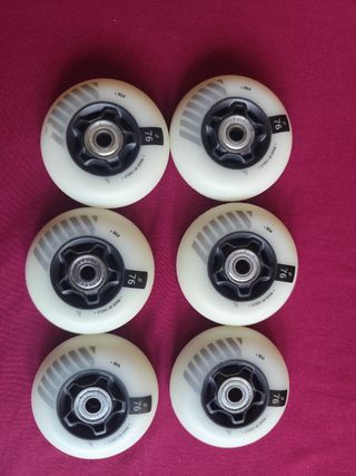 Ruedas Patines Oxelo 76mm 
