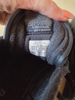 Deportivas Reebok Negras Talla 37