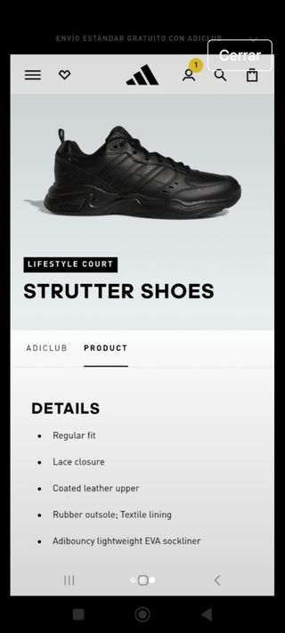 Zapatillas Adidas Negras