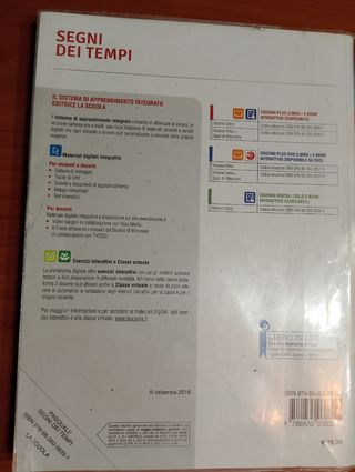 "SEGNI DEL TEMPO"libro Usato di religione delliceo