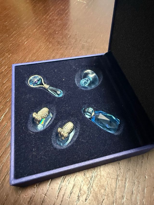 Juego Bebé Aguamarina Swarovski