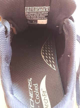 Zapatillas Skechers Arch Fit Azul.