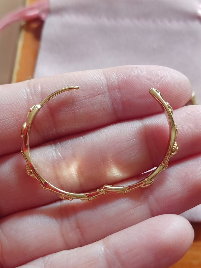 Pendientes aro con circonitas dorados plata