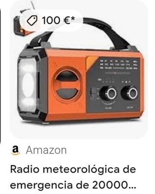 Radio linterna solar