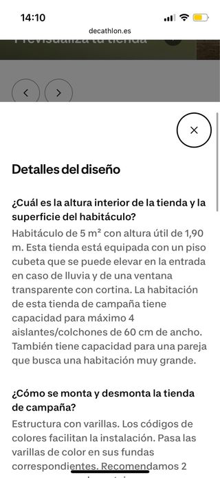 Tienda de campaña Arpenaz Family 4.1 NUEVA S/Abrir