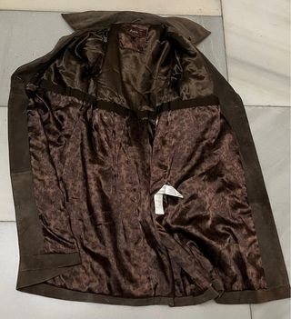 Chaqueta ante 3/4 marrón