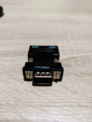 Adaptador HDMI a VGA con Audio + cable HDMI 