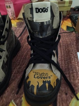 Botines Dogo Night Lovers Beige/Negro