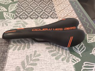 Sillín Selle San Marco Monza Negro/Naranja