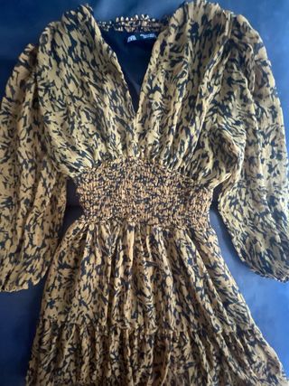 Vestido Zara estampado