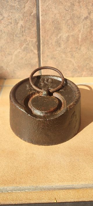 Pesa de balanza antigua 10kg