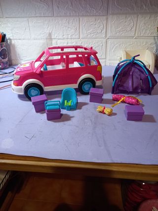 Pinypon Auto Campeggio Rosa