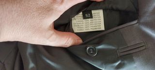 Traje de hombre gris