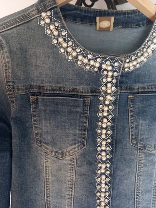 Cazadora vaquera azul