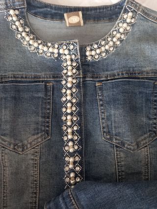 Cazadora vaquera azul