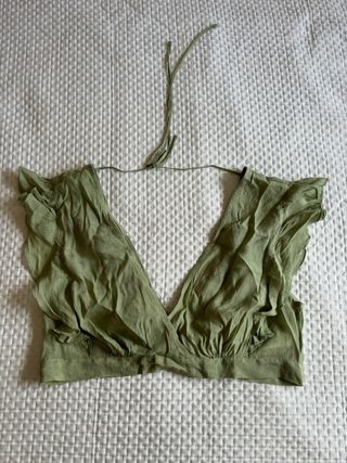 Top H&M verde verano