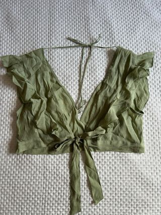 Top H&M verde verano