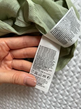 Top H&M verde verano