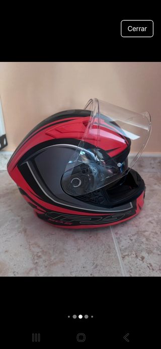 Casco Integral Givi Rojo y Negro