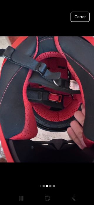 Casco Integral Givi Rojo y Negro