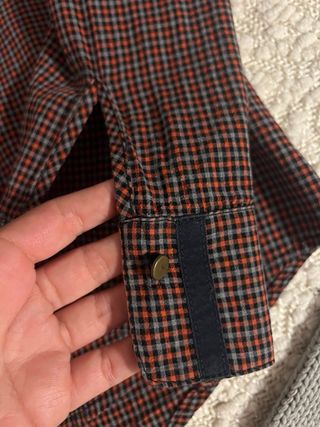 Camisa Roseanna cuadros marrón