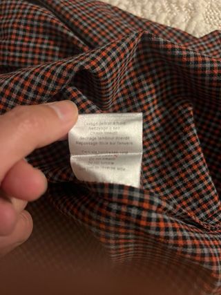 Camisa Roseanna cuadros marrón