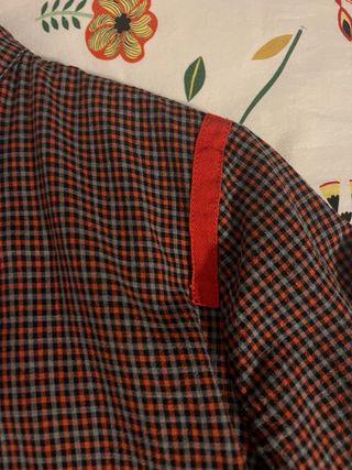 Camisa Roseanna cuadros marrón