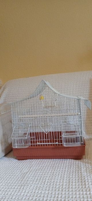 Jaula para pájaros completa