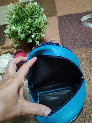 Mini mochila azul