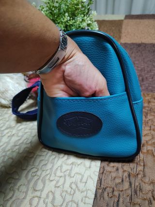 Mini mochila azul