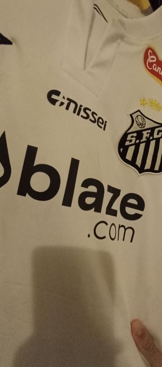 Camiseta Fútbol Santos Umbro Blanca