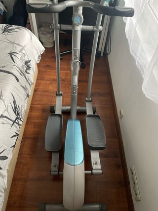 Bicicleta Elíptica Gris y Azul