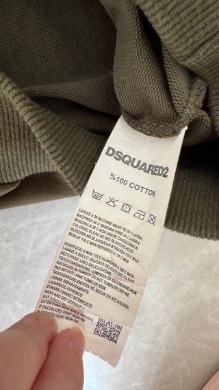 Felpa DSQUARED2 Milano Verde Oliva