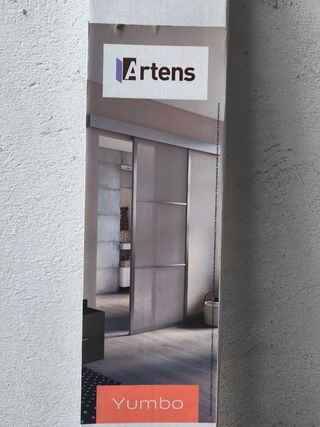 Kit Puerta Corredera Aluminio 186cm