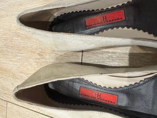 Bailarinas Piel Beige Carolina Herrera