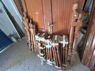 Balaustrada de madera para escaleras